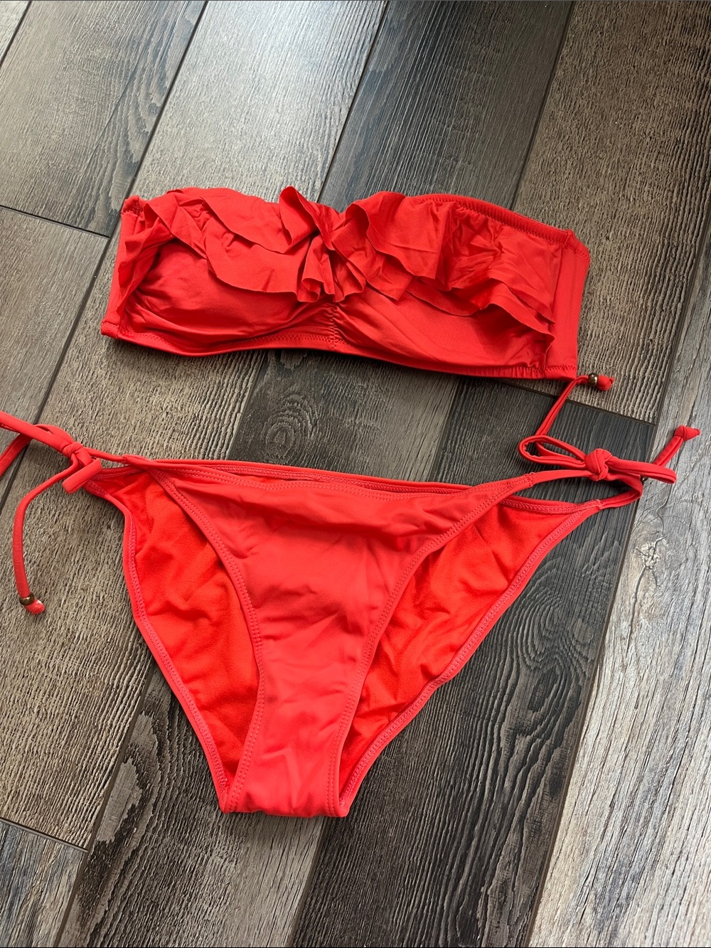 Ruffle Bandeau Bikini 2 Piece